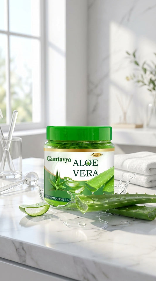100% Pure Aloe Vera Gel | Face, Skin & Hair Care | Hydrating, Soothing & Cooling Gel | Acne, Dark Spots & Dry Skin Care | 220ml