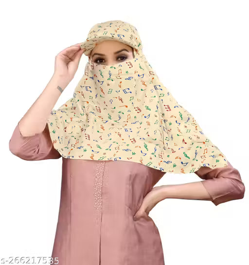 Summer Sun Protection Women Cap Mask – Stylish UV Shield for Everyday Use