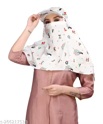 Summer Sun Protection Women Cap Mask – Stylish UV Shield for Everyday Use