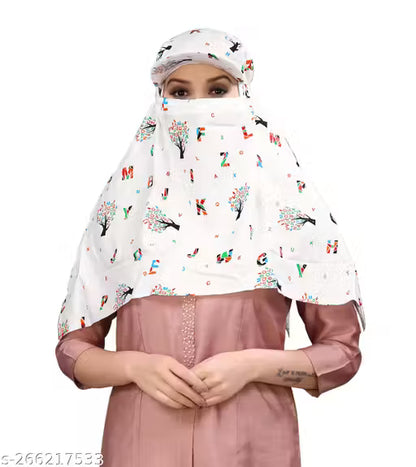 Summer Sun Protection Women Cap Mask – Stylish UV Shield for Everyday Use