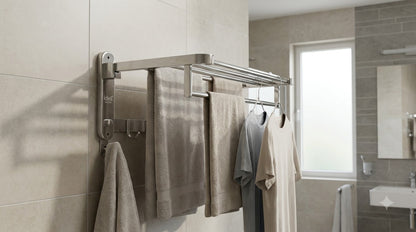 Modern Foldable SUS304 Stainless Steel Bathroom Rack