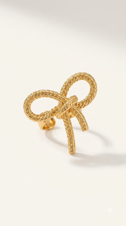 Gold Bow Ear Cuff 🎀 | Minimal, Trendy & Made for Everyday Styling