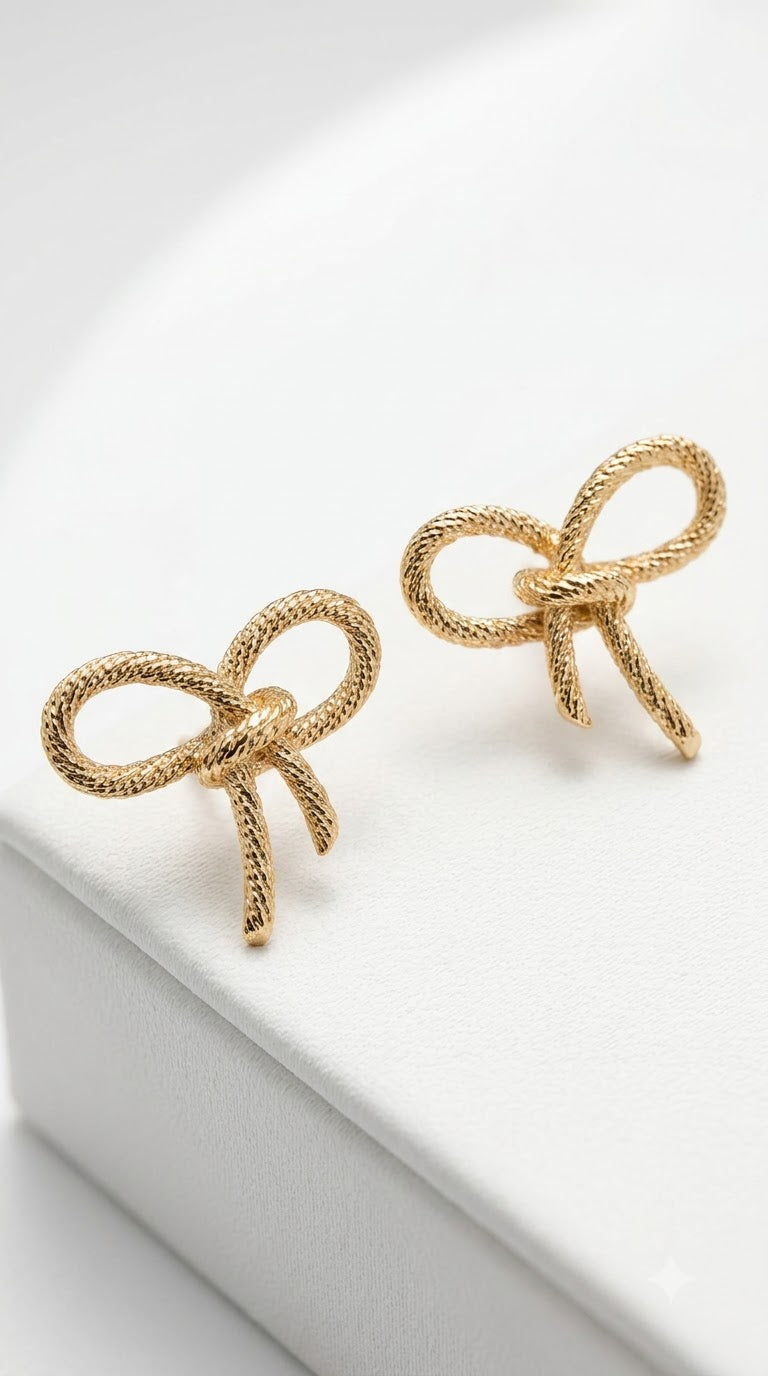 Gold Bow Ear Cuff 🎀 | Minimal, Trendy & Made for Everyday Styling