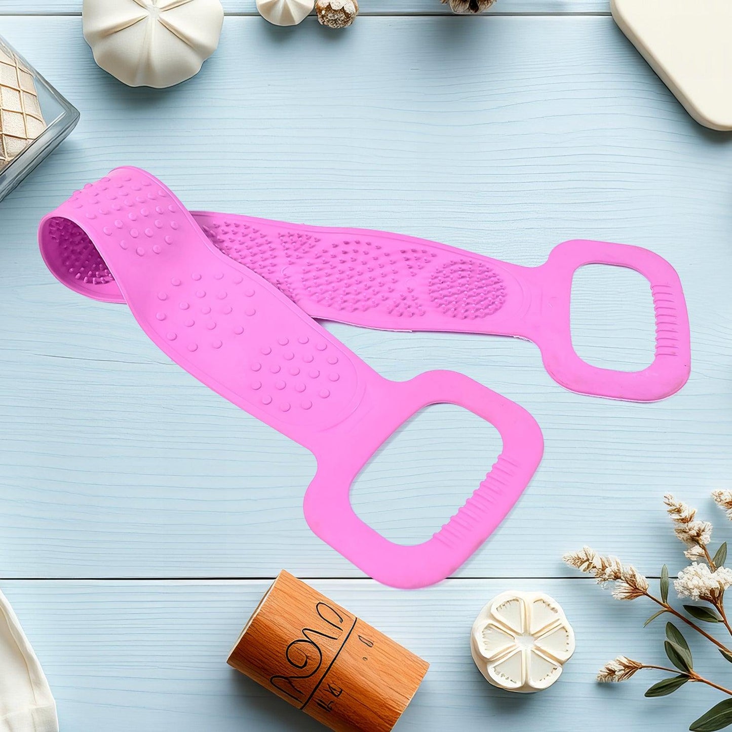 Silicone Body Back Scrubber Belt – Deep Clean, Relax & Glow!