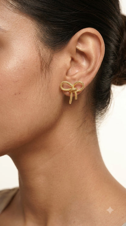 Gold Bow Ear Cuff 🎀 | Minimal, Trendy & Made for Everyday Styling