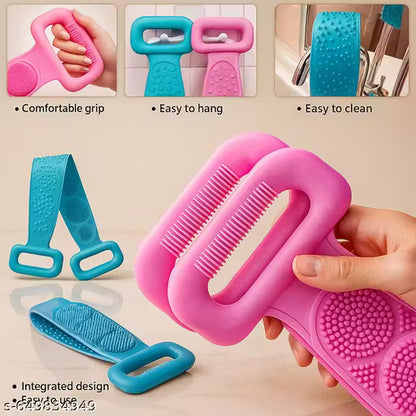 Silicone Body Back Scrubber Belt – Deep Clean, Relax & Glow!