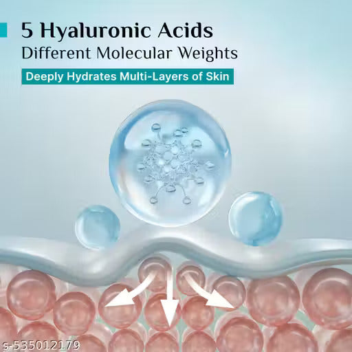 Pilgrim Korean Rice Water Hydra Glow Moisturizer (100g) | 5 Hyaluronic Acids, 3% Niacinamide & 5 Ceramides | Lightweight Oil-Free Gel for Glass Skin | For Women & Men