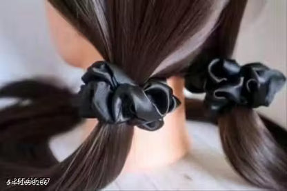 Pack of 24 Premium Satin Silk Scrunchies | Soft Hair Ties for Women & Girls | No Hair Breakage | Multicolor Collection